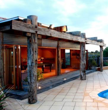 Bifold Doors open 2x5 Leaf
